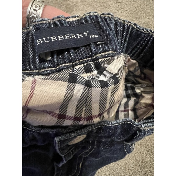 Burberry Jeans 18 M/86cm. Original Burberry Plaid Cuff - Picture 4 of 4